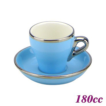 #14 Cappuccino Cup w/ Saucer - Baby Blue (HG0843BB)