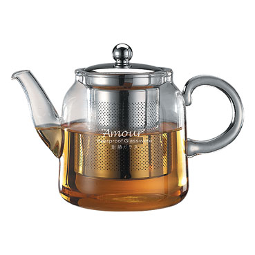 Herbal Teapot w/ Stainless Steel Strainer (HG1930)